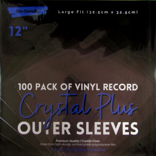 12" crystal clear cover - pack of 100